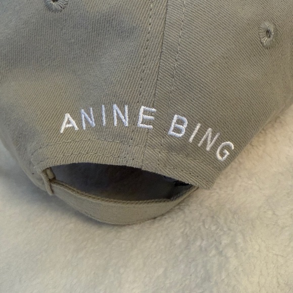 Anine Bing Light Gray Men's Hat - Picture 7 of 8